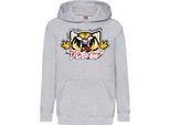 Felpe Con Cappuccio Per Bambini Aggretsuko 02, 12-13 Jahr - 152 / Gris