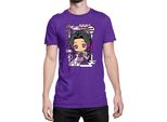 Maglietta Da Uomo Demon Anime Slayer Kimetsu No Yaiba Chibi Kocho Shinobu, Man 3XL , Lilas