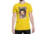 Maglietta Da Uomo Demon Anime Slayer Kimetsu No Yaiba Chibi Kocho Shinobu, Man 3XL , Jaune