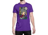 Maglietta Da Uomo Demon Anime Slayer Kimetsu No Yaiba Chibi Giyu Tomioka, Man 2XL , Lilas