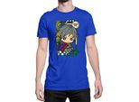 Maglietta Da Uomo Demon Anime Slayer Kimetsu No Yaiba Chibi Giyu Tomioka, Man M , Bleu