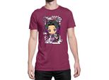 Maglietta Da Uomo Demon Anime Slayer Kimetsu No Yaiba Chibi Kocho Shinobu, Man S , Bordeaux