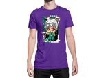 Maglietta Da Uomo Demon Anime Slayer Kimetsu No Yaiba Chibi Tengen Uzui, Man L , Lilas