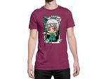 Maglietta Da Uomo Demon Anime Slayer Kimetsu No Yaiba Chibi Tengen Uzui, Man L , Bordeaux