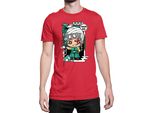 Maglietta Da Uomo Demon Anime Slayer Kimetsu No Yaiba Chibi Tengen Uzui, Man S , Rouge