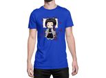 Maglietta Da Uomo Demon Anime Slayer Kimetsu No Yaiba Shinobu Kocho Sleeping, Man L , Bleu