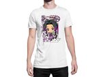 Maglietta Da Uomo Demon Anime Slayer Kimetsu No Yaiba Chibi Kocho Shinobu, Man Xl , Blanc