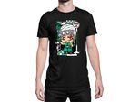 Maglietta Da Uomo Demon Anime Slayer Kimetsu No Yaiba Chibi Tengen Uzui, Man 5XL , Noir
