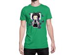 Maglietta Da Uomo Demon Anime Slayer Kimetsu No Yaiba Shinobu Kocho Sleeping, Man M , Vert