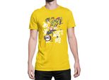 Maglietta Da Uomo Demon Anime Slayer Kimetsu No Yaiba Giyu Tomioka 02, Man 3XL , Jaune