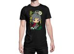 Maglietta Da Uomo Demon Anime Slayer Kimetsu No Yaiba Chibi Giyu Tomioka, Man S , Noir