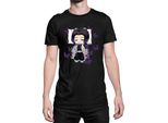 Maglietta Da Uomo Demon Anime Slayer Kimetsu No Yaiba Shinobu Kocho Sleeping, Man 3XL , Noir
