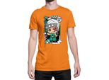 Maglietta Da Uomo Demon Anime Slayer Kimetsu No Yaiba Chibi Tengen Uzui, Man 2XL , Orange