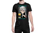 Maglietta Da Uomo Demon Anime Slayer Kimetsu No Yaiba Uzui Tengen 001, Man 4XL , Noir