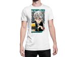 Maglietta Da Uomo Demon Anime Slayer Kimetsu No Yaiba Uzui Tengen 001, Man Xl , Blanc