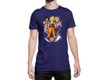 Maglietta Da Uomo Dragon Anime Manga Ball Z Goku 01, Man Xl , Bleu Foncé