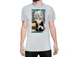 Maglietta Da Uomo Demon Anime Slayer Kimetsu No Yaiba Uzui Tengen 001, Man L , Gris
