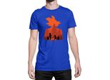 Maglietta Da Uomo Dragon Anime Manga Ball Z Goku 02, Man 3XL , Bleu