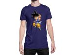 Maglietta Da Uomo Dragon Anime Manga Ball Z Goku 16, Man S , Bleu Foncé