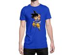 Maglietta Da Uomo Dragon Anime Manga Ball Z Goku 16, Man 3XL , Bleu
