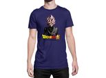 Maglietta Da Uomo Dragon Anime Manga Ball Z Goku 10, Man S , Bleu Foncé
