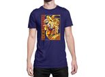 Maglietta Da Uomo Dragon Anime Manga Ball Z Goku 38, Man 3XL , Bleu Foncé