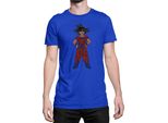 Maglietta Da Uomo Dragon Anime Manga Ball Z Goku 04, Man Xl , Bleu