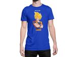 Maglietta Da Uomo Dragon Anime Manga Ball Z Goku 31, Man 3XL , Bleu
