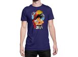 Maglietta Da Uomo Dragon Anime Manga Ball Z Goku 39, Man 3XL , Bleu Foncé