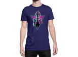 Maglietta Da Uomo Dragon Anime Manga Ball Z Retro Vegeta 01, Man Xl , Bleu Foncé