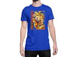 Maglietta Da Uomo Dragon Anime Manga Ball Z Goku 38, Man 3XL , Bleu