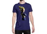 Maglietta Da Uomo Dragon Anime Manga Ball Z Vegeta 04, Man S , Bleu Foncé