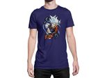 Maglietta Da Uomo Dragon Anime Manga Ball Z Goku 40, Man L , Bleu Foncé