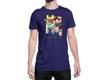 Maglietta Da Uomo Dragon Anime Manga Ball Z Goku 41, Man 3XL , Bleu Foncé