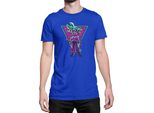 Maglietta Da Uomo Dragon Anime Manga Ball Z Retro Goku, Man 3XL , Bleu