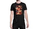 Maglietta Da Uomo Dragon Anime Manga Ball Z Goku Kamehameha, Man S , Noir