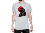 Maglietta Da Uomo Dragon Anime Manga Ball Z Vegeta Beast 03, Man 2XL , Gris