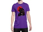 Maglietta Da Uomo Dragon Anime Manga Ball Z Vegeta Beast 03, Man L , Lilas