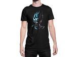 Maglietta Da Uomo Dragon Anime Manga Ball Z Goku Vs Beerus, Man Xl , Noir