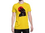 Maglietta Da Uomo Dragon Anime Manga Ball Z Vegeta Beast 03, Man 2XL , Jaune