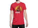 Maglietta Da Uomo Dragon Anime Manga Ball Z Vegeta Prince, Man 3XL , Rouge