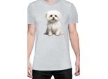Maglietta Da Uomo Dogs Breeds Maltese Dog Breed 006, Man Xl , Gris
