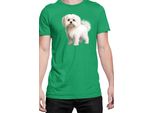 Maglietta Da Uomo Dogs Breeds Maltese Dog Breed 005, Man 3XL , Vert