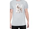 Maglietta Da Uomo Dogs Breeds West Highland White Terrier Dog Breed 005, Man 2XL , Gris