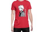 Maglietta Da Uomo Japan Manga Anime Comics Animation My Hero Anime Academia Katsuki, Man 2XL , Rouge