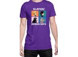 Maglietta Da Uomo Japan Manga Anime Comics Animation Demon Anime Slayer All Slayerz, Man 2XL , Lilas