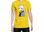Maglietta Da Uomo Japan Manga Anime Comics Animation My Hero Anime Academia Katsuki, Man 2XL , Jaune