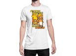 Maglietta Da Uomo Japan Anime Manga Pokemon Pikachu 01 Pikachu Light, Man 2XL , Blanc