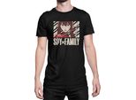 Maglietta Da Uomo Japan Anime Manga Family Anime X Manga Spy Fan Solo Yor, Man 2XL , Noir