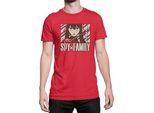 Maglietta Da Uomo Japan Anime Manga Family Anime X Manga Spy Fan Solo Yor, Man S , Rouge